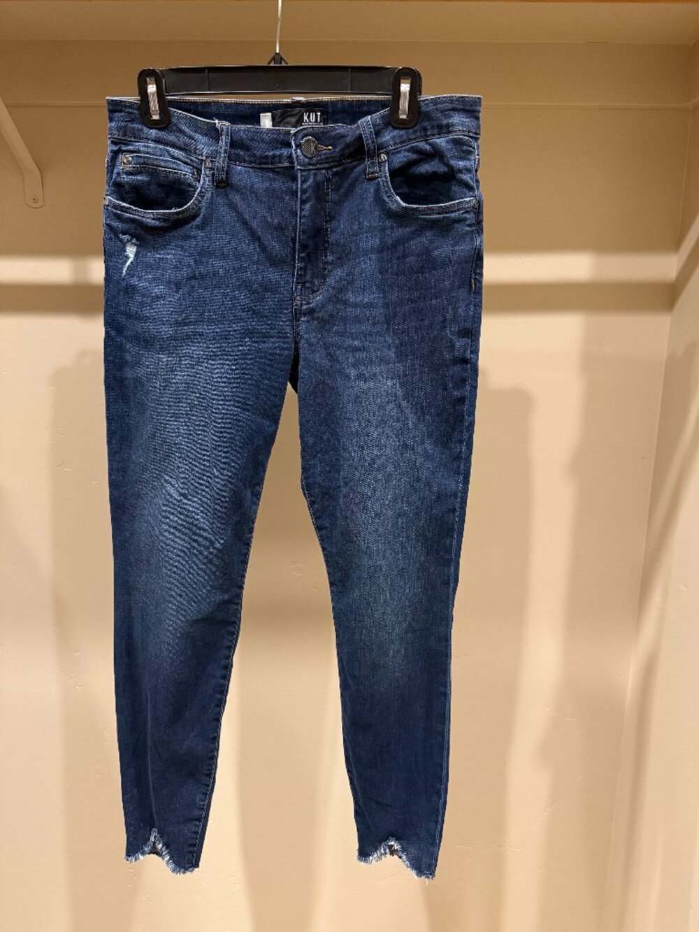 Kut from the Kloth Donna High Rise Ankle Skinny Jeans Size 8